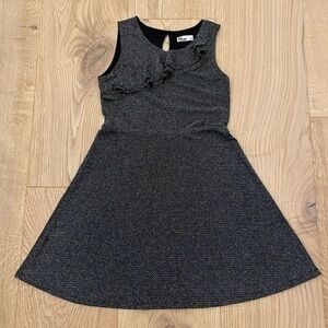 Epic Threads Large Girls Black Dress Metallic Sleeveless